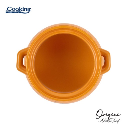 Oala ceramica cu capac, acoperire ceramica, dimensiune 12 x 11 cm, capacitate 2 L, Origini Chef Nicolai Tand - Img 6