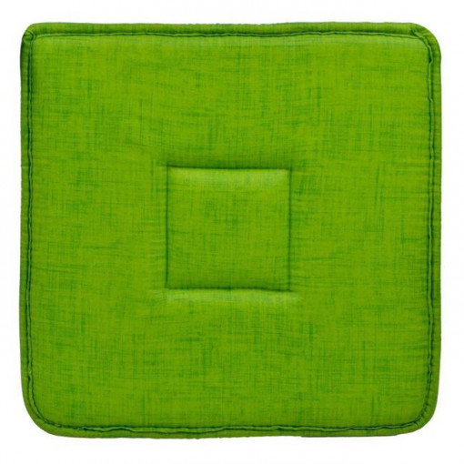 Perna decorativa de vara pentru scaun, doua fete, dimensiune 39x39x3 cm, Verde - Img 1