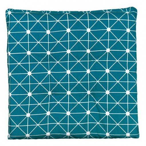 Perna decorativa pentru scaun, doua fete, dimensiune 40x40x5 cm, Forme geometrice