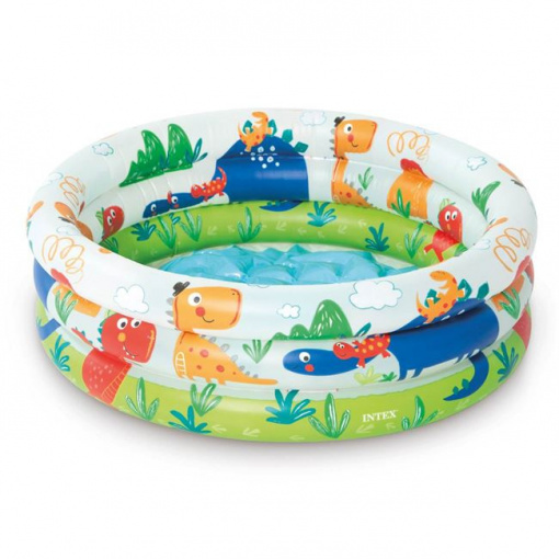 Piscina gonflabila pentru bebelusi, dimensiune 61 x 22 cm, Dinozauri