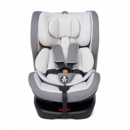 Scaun auto ISOFIX U-Grow, Rotativ, 0-36 kg, Gri - Img 2