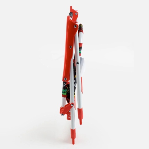 Scaunel pliabil pentru copii, structura metalica, dimensiune 33x34x47 cm, greutate maxima 35 kg, model Race - Img 3