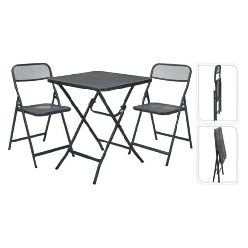 Set mobilier pliabil cu 3 piese