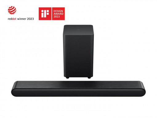 Soundbar TCL S643WE, 3.1, 240W, Bluetooth 5.3, Virtual X, Dolby, DTS, Subwoofer Wireless, Negru - Img 2