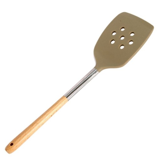 Spatula din silicon cu gauri, dimensiune 31 cm - Img 1