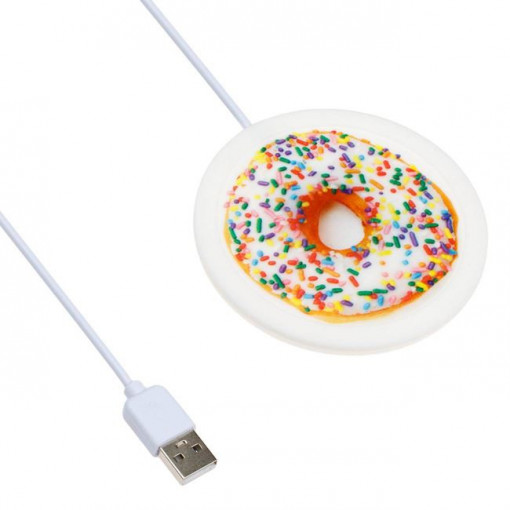 Suport pentru cana cu incalzire, alimentare USB, 9 cm - Img 2