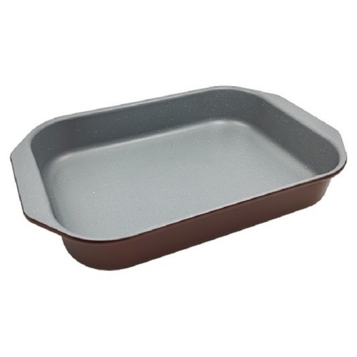 Tava pentru copt dreptunghiulara, invelis antiaderent, 40x26x6.2 cm - Img 2