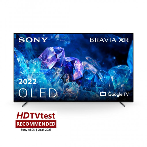 Televizor Sony OLED 77A80K, 195 cm, Smart Google TV, 4K Ultra HD, 100Hz, Clasa E - Img 1