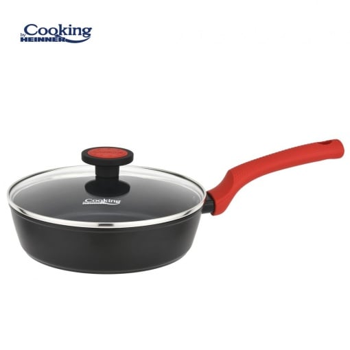 Tigaie aluminiu forjat + capac, 28x7 cm, Redmoon, Cooking by Heinner