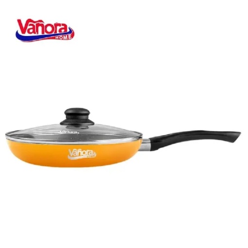 Tigaie aluminiu presat cu capac, dimensiune 24x5 cm, acoperire non-stick, Vanora Home SYN-M24C