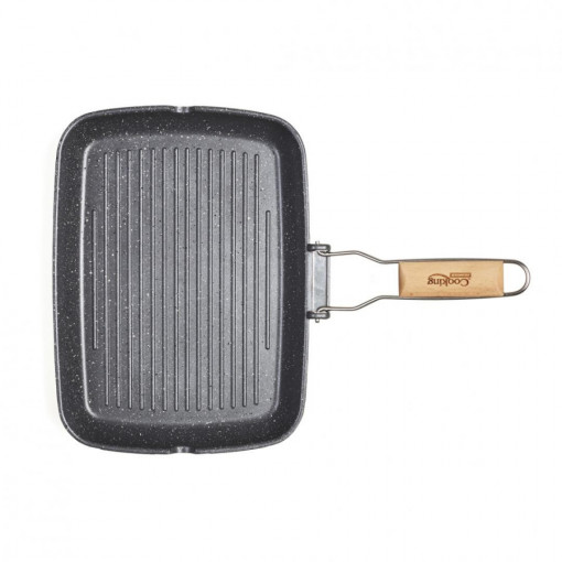 Tigaie grill cu maner detas 35x25x4.5 cm - Img 5