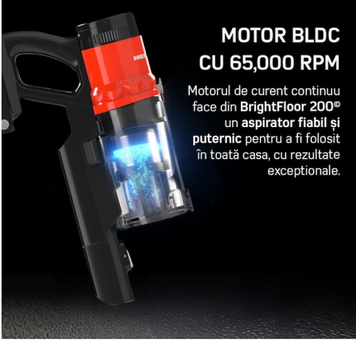 Aspirator vertical Heinner Brightfloor 200 HSVC-MBDB200OR, 200w, 3 viteze - Img 6