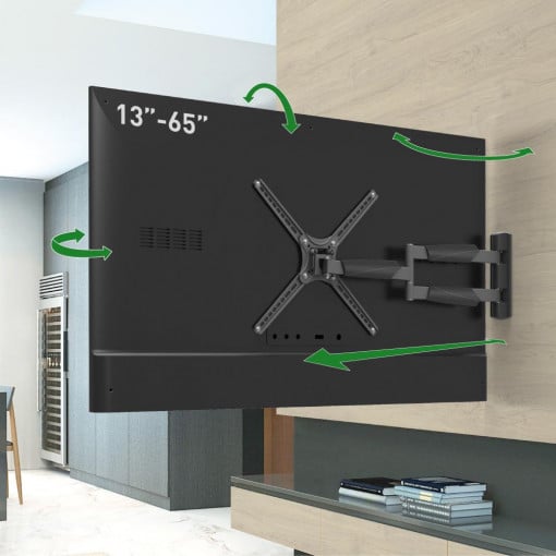 Barkan TV Wall Mount 13&quot;- 65&quot; Black - Img 7