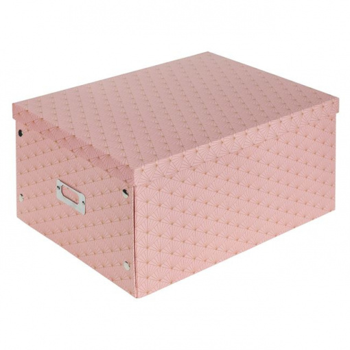 Cutie pliabila din carton cu capac, dimensiune 40 x 30 x 20 cm, capacitate 16 L - Img 1