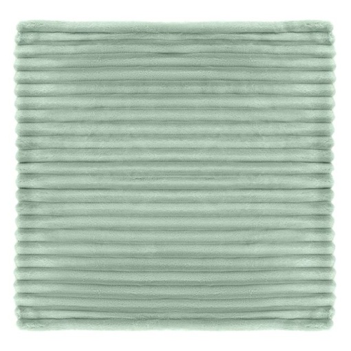 Fata de perna decorativa flannel, dimensiune 45 x 45 cm, Verde menta - Img 2