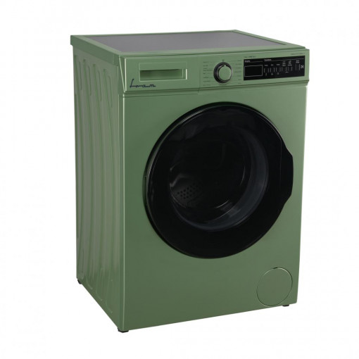 Masina de spalat rufe Fram FWM-V714T2GRD+++, 7 kg, 1400 rpm, Clasa D, Display digital, Allergy safe, Start intarziat, Anti-sifonare, Eco-Logic, Verde pastelat - Img 2