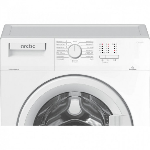 Masina de spalat rufe Slim Arctic APL61015XLW0 , 6 kg, 1000 RPM, Clasa E, ExtraSteam, XL Door, Alb - Img 3