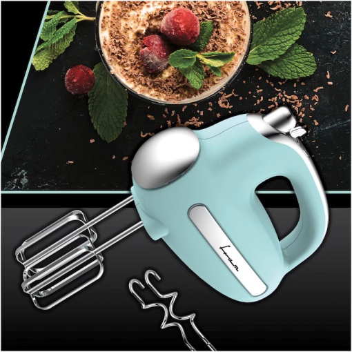 Mixer de mana FRAM FHM-3005GR, 300W, 5 viteze + turbo, Verde - Img 2