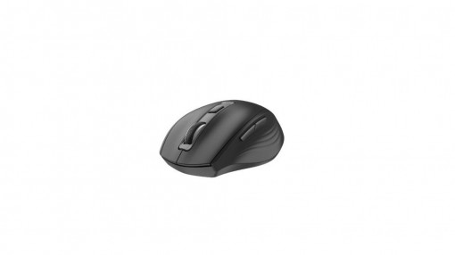 Mouse Serioux Flow 207, 1600 dpi, click silentios, ergonomic, negru - Img 2