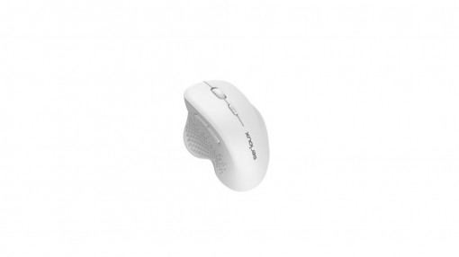 Mouse Serioux Glide 515, 1600 dpi, click silentios, ergonomic, alb - Img 5