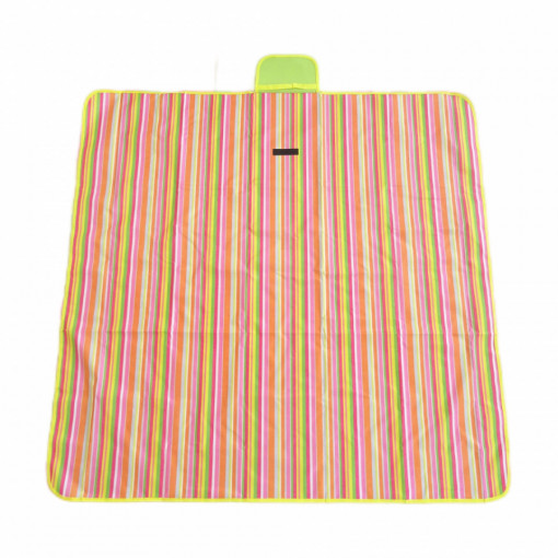 Patura picnic cu maner Heinner 145×150 cm, model Dungi Multicolor - Img 4