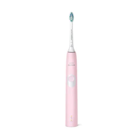 Periuta de dinti sonica electrica Philips Sonicare ProtectiveClean HX6806/03, 62000 miscari/minut, 1 mod de curatare, 2 intensitati, senzor presiune, functie BrushSync, 1 cap de periere, toc de transport, Roz pastel - Img 4