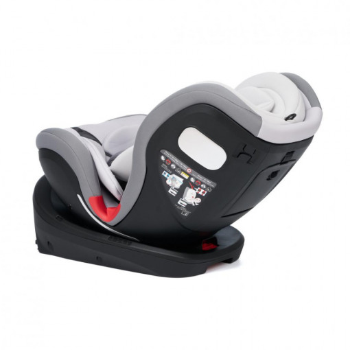 Scaun auto ISOFIX U-Grow, Rotativ, 0-36 kg, Gri - Img 3