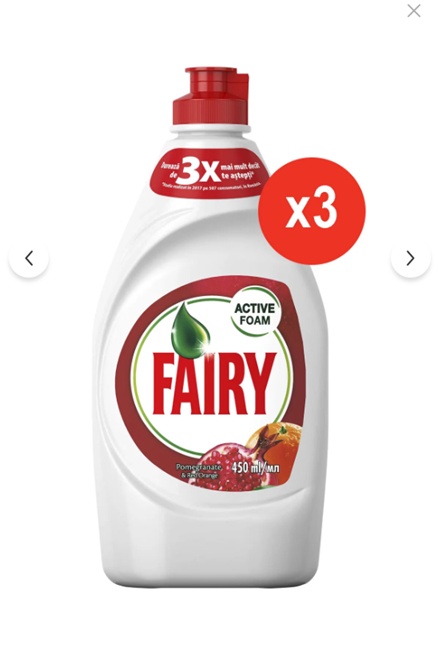 Set 3 BUCATI Detergent lichid pentru spălat vase 450ml rodie - Img 2