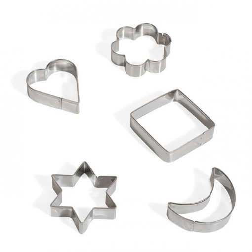 Set 5 forme metalice pentru biscuiti, modele diferite - Img 1