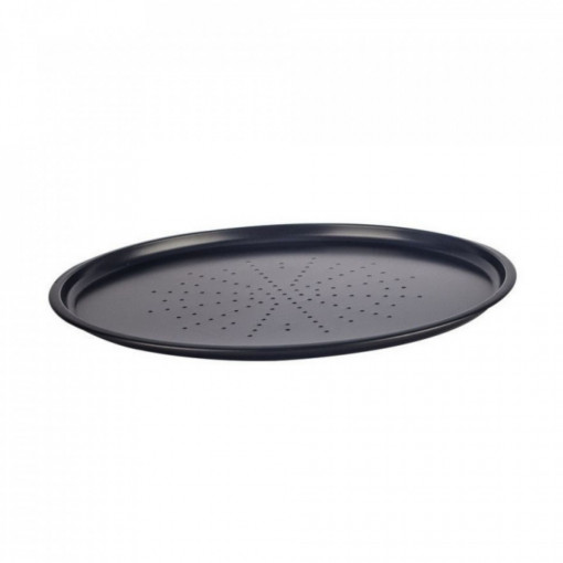 Tava perforata pentru pizza, Vanora Home VN-SL-P1075, 32x1 cm, Negru