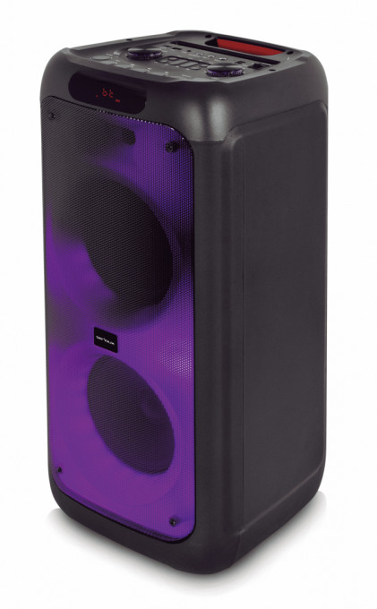 Boxa portabila Serioux PartyBoom 100W, Bluetooth 5.0, Microfon wireless, functie TWS, Negru - Img 4