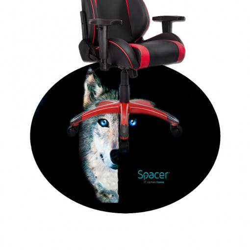 Covor Spacer pentru scaun, model wolf - Img 2