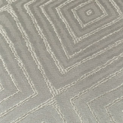 Fata de masa material textil, Model romburi, 140x240 cm, Taupe - Img 2