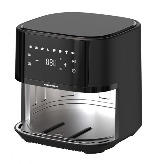 Friteuza aer cald Heinner HAF-B4BK1500, putere 1500 w, 8 programe, 4 l, Negru - Img 3