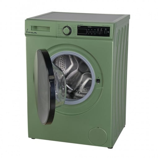 Masina de spalat rufe Fram FWM-V714T2GRD+++, 7 kg, 1400 rpm, Clasa D, Display digital, Allergy safe, Start intarziat, Anti-sifonare, Eco-Logic, Verde pastelat - Img 3