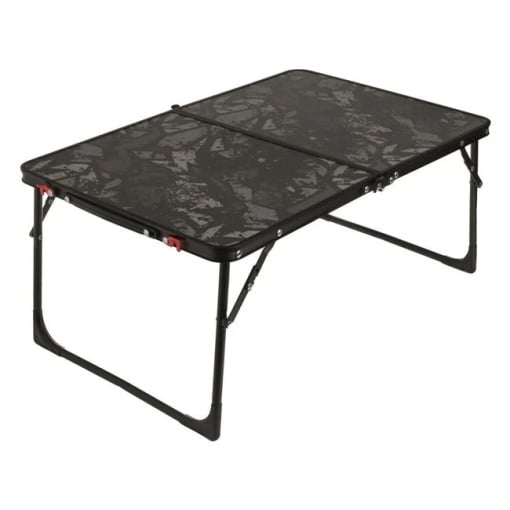 Masuta pliabila din aluminiu, dimensiune 64x42x30 cm, neagra