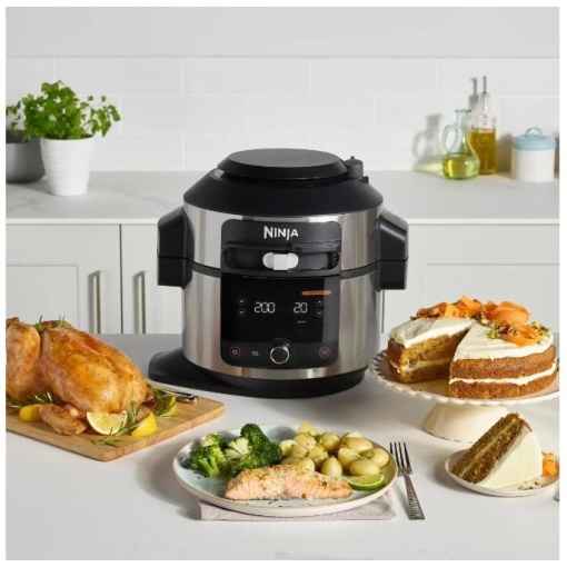 Multicooker 11 in 1 Ninja OL550EU, 1460W, 6l, 11 programe, Negru/Argintiu - Img 6