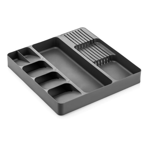 Organizator de sertar pentru tacamuri, 8 compartimente, dimensiune 39.5x38.5x5.5 cm