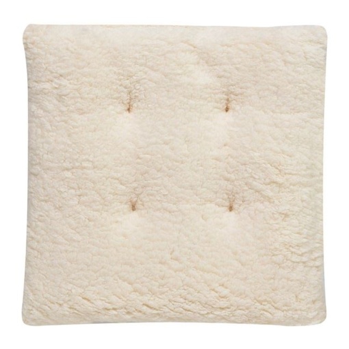 Perna decorativa velvet pentru scaun capitonata, dimensiune 38 x 38 cm, doua fete, Gri/Alb - Img 3