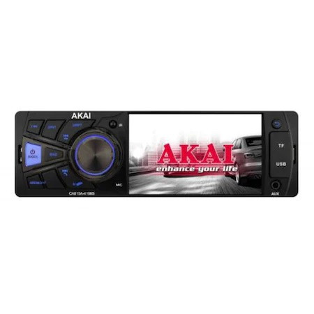 Radio player auto Akai CA015A-4108S, display 4 inch,bluetooth, 4x50W, bluetooth, USB, SD, telecomanda - Img 1