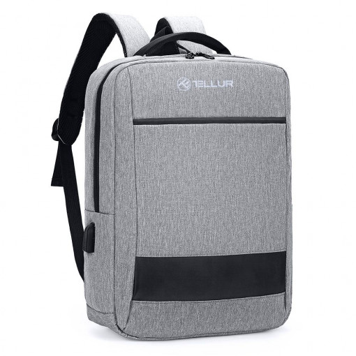 Rucsac laptop Tellur Nomad, 15.6&quot;, gri - Img 1