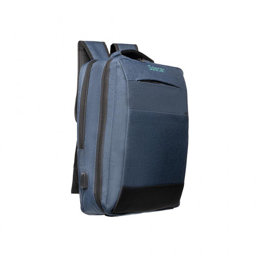 Rucsac New York pentru notebook, Spacer, 17", albastru