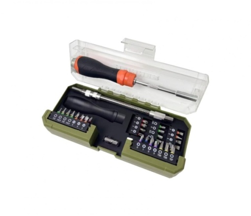 Set surubelnita cu clichet, 43 piese, Heinner PCSS018