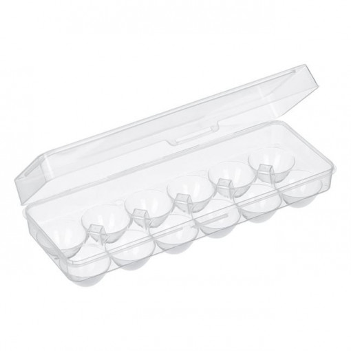 Suport din plastic pentru 12 oua, dimensiune 28 x 10.2 x 7.2 cm - Img 2