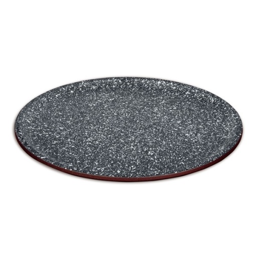 Tava pizza otel carbon, dimensiune 36x1.1 cm, doua straturi, acoperire marmura ceramica, Blaumann BL-3894 - Img 2