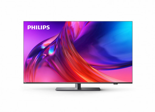 Televizor Philips AMBILIGHT tv LED 55PUS8818, 139 cm, Google TV, 4K Ultra HD, 100 Hz, Clasa E (Model 2023) - Img 2