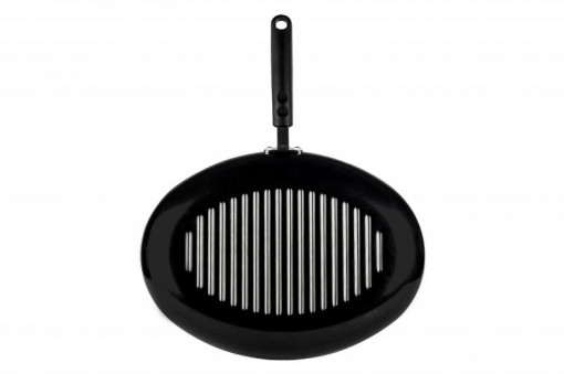 Tigaie ovala tip grill, Aluminiu, 35x26x 4.5 cm - Img 4