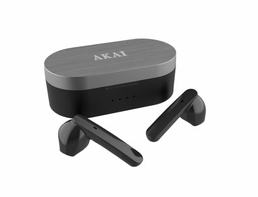 Casti audio in ear AKAI BTE-J10B, True Wireless, Bluetooth, Negru - Img 2