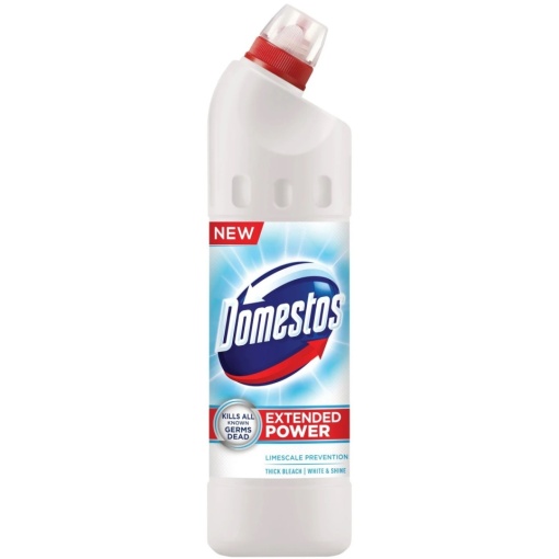 Domestos Dezinfectant WC, 750 ml, White &amp; Shine - Img 1