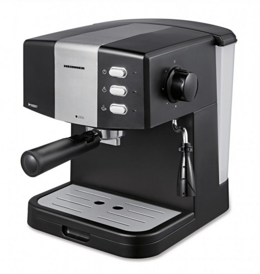 Espressor Heinner HEM-850BKSL, 850 W, 1.5 L, 15 bar